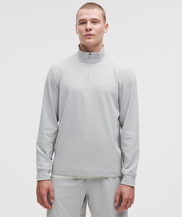 Sweatshirt lululemon Reflective Half-Zip Running Top Grå | prod20004963, 0