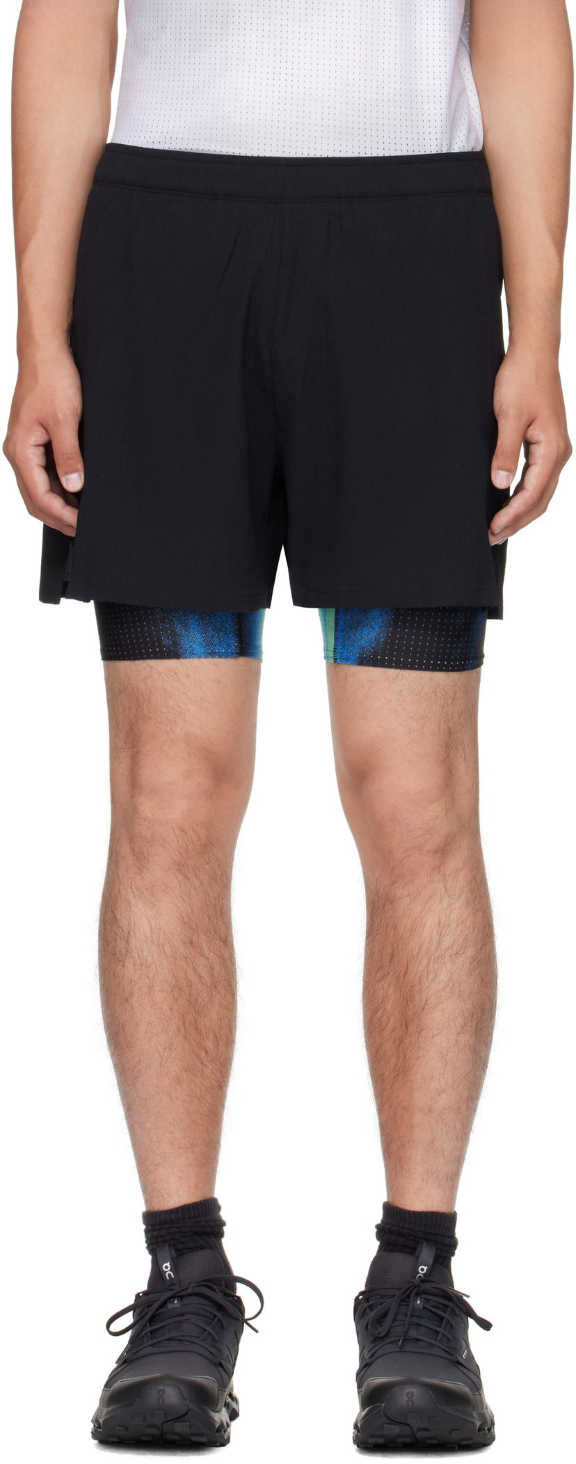 Shorts On Running Pace 2-in-1 Running Shorts Svart | 1MF10813398