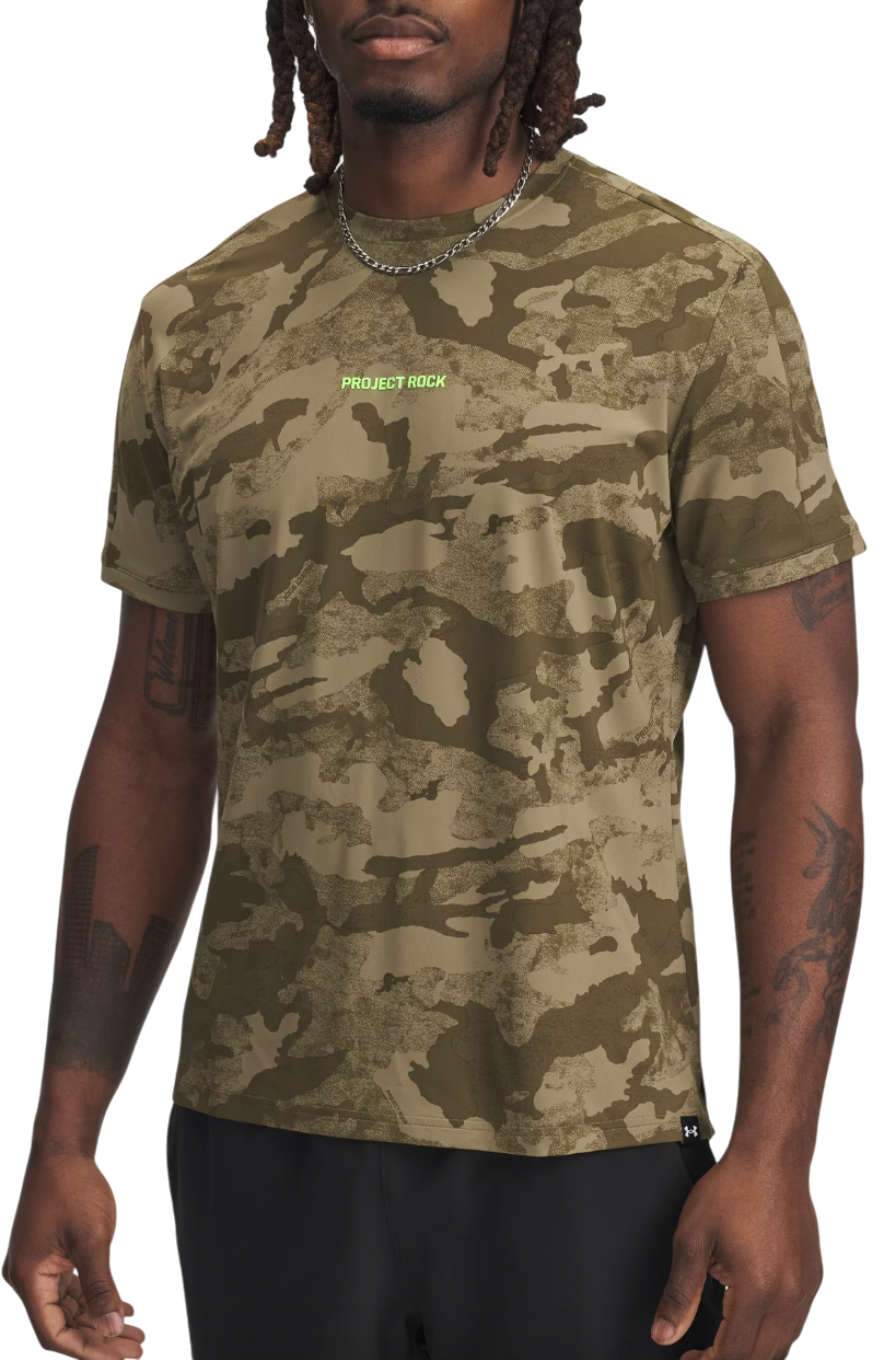 T-shirt Under Armour Project Rock Iso-Chill Short Sleeve T-Shirt Grön | 1389956-251