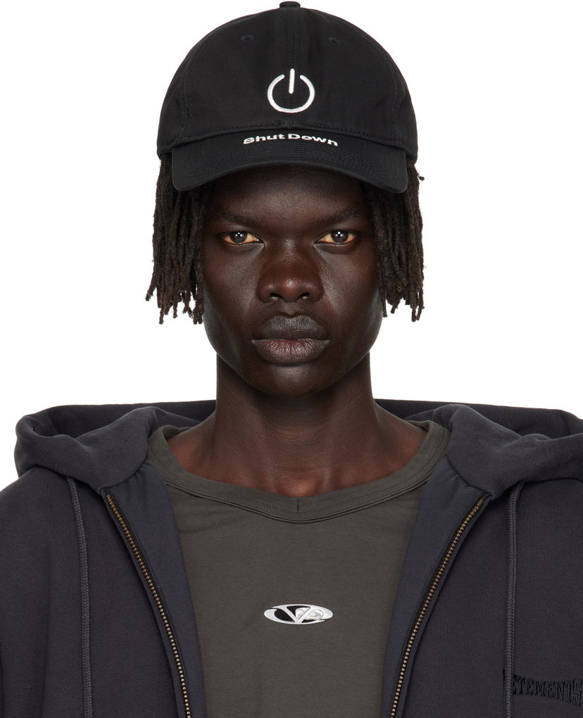 Keps VETEMENTS VETEMENTS 'Shut Down' Baseball Cap Svart | UH76CA790B