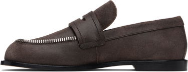 Sneakers och skor JW Anderson Suede Zipper Biker Loafers Brun | MC0002-LA0319, 2