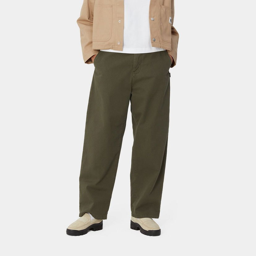 Byxor Carhartt WIP Brady Garment Dyed Softener Pants Grön | I033770_8
