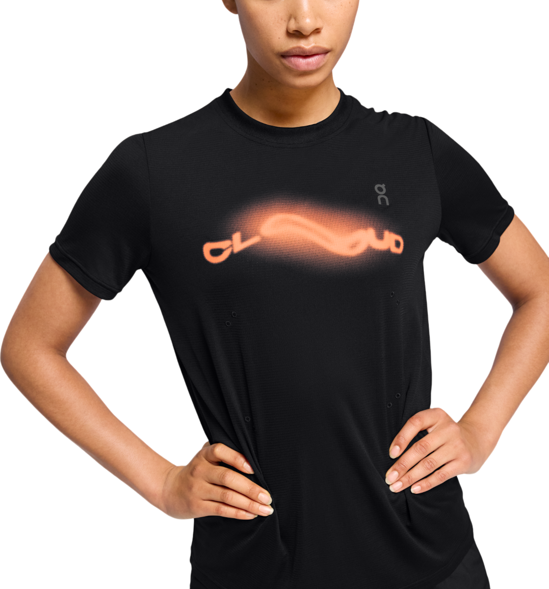 T-shirt On Running Pace-T Svart | 1we10230553, 0