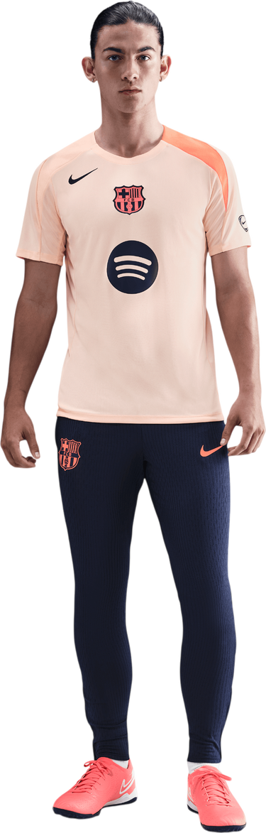 T-shirt Nike FC Barcelona Strike Training Shirt Dri-FIT Total 90 Orange | hm3344-808, 1