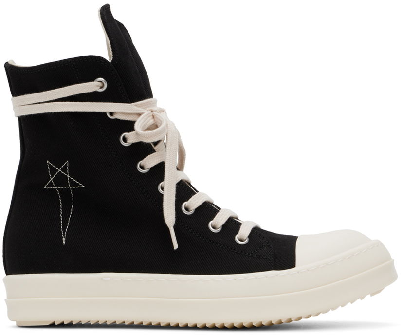 Sneakers och skor Rick Owens Rick Owens DRKSHDW Porterville High-Top Svart | DS02D2800 DOEM9