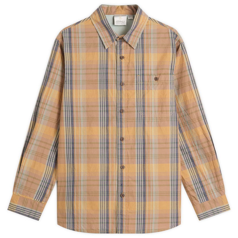 Skjorta GRAMICCI Gramicci Broadcloth Stance Shirt Gul | G5FM-J020-HIL