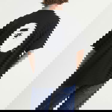 T-shirt BAPE T-Shirt Hand Drawn BAPE Logo Svart | 001TEL801320M-BLK, 3