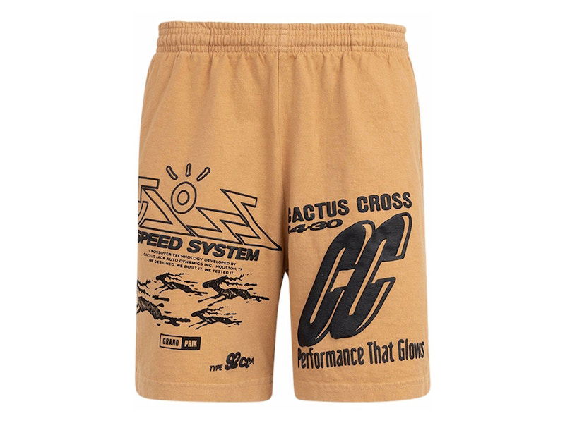 Shorts Cactus Jack by Travis Scott Cactus Jack 92CC Shorts Brun | CJJ6BS17