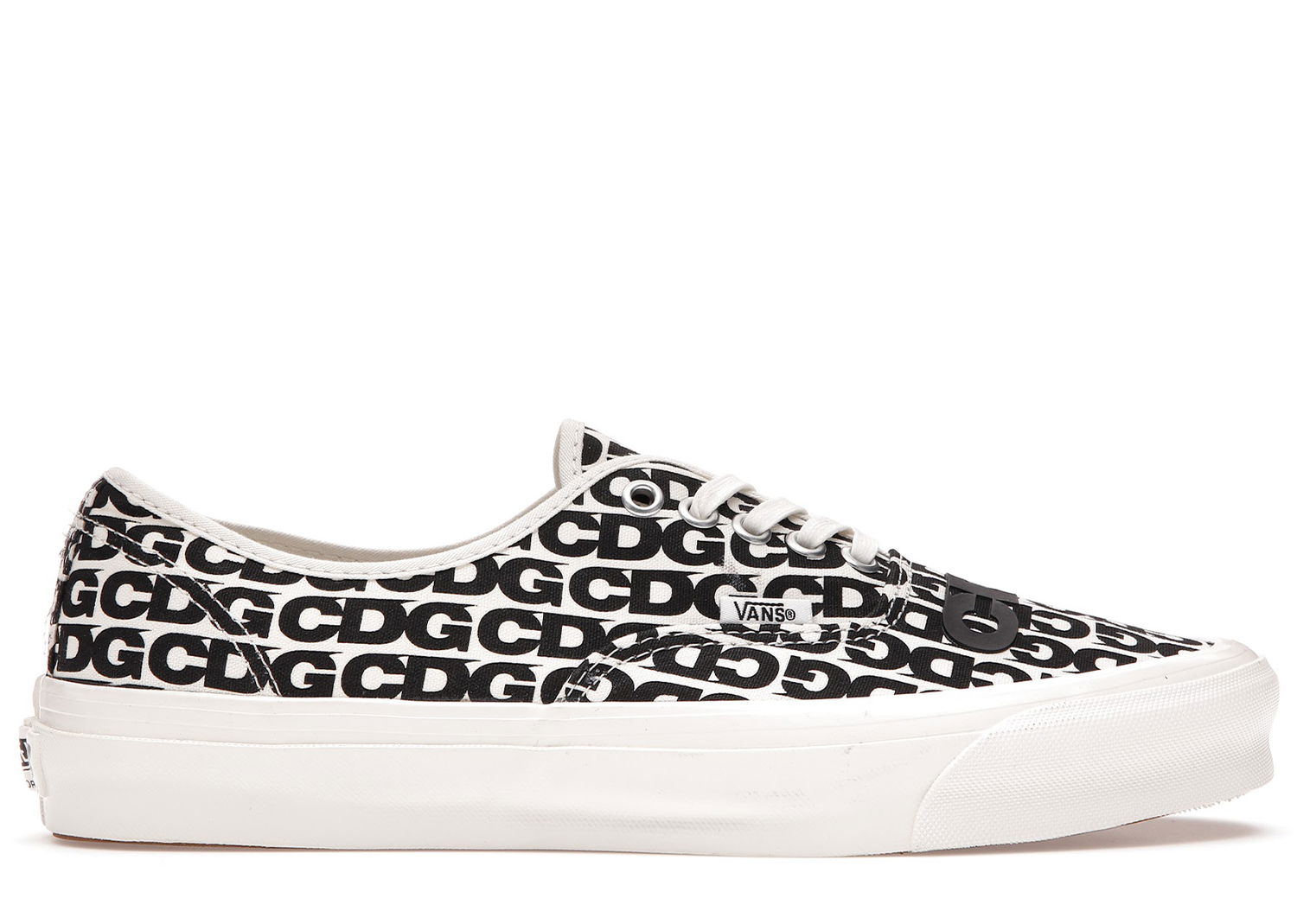 Sneakers och skor Vans Authentic Comme des Garcons Black Heel Tab (Curved Rubber) Svart | VN0A4BV9SHM, 0