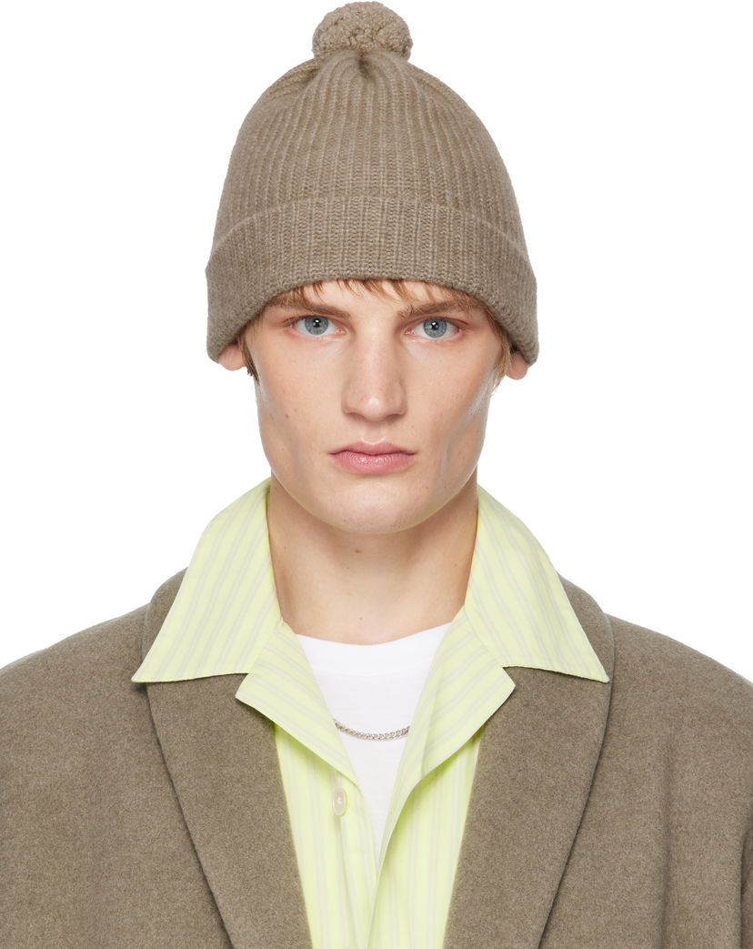 Mössa TEKLA Beanie Brun | A24AC03AT-NB