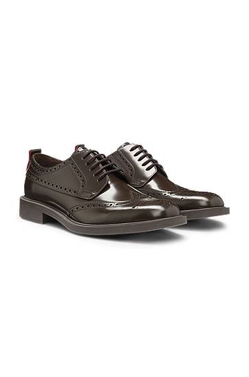 Kläder och accessoarer BOSS Brogue Derby Shoes Brun | 50548655