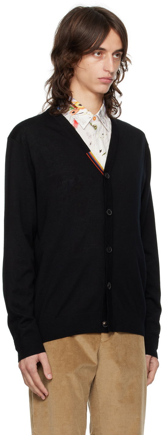 Sweater Paul Smith Paul Smith Striped Cardigan Svart | M1R-122X-L02094-79, 1