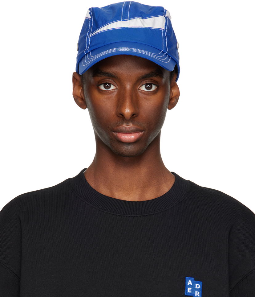 Keps ADER ERROR Contrast Stitch Cap Blå | BN01SSHW0202BL