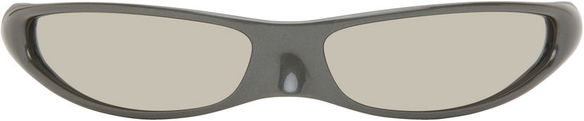 Solglasögon Balenciaga Balenciaga Blade Rectangle Sunglasses Grå | BB0383S-004