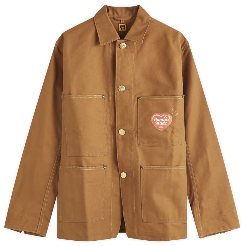 Skjorta Human Made Coverall Jacket by Human Made Brun | HM28JK011-BR