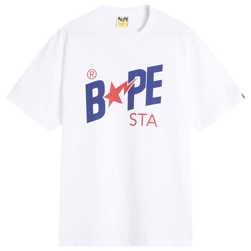 T-shirt BAPE Bathing Ape Colors Bape Sta T-Shirt, Large Vit | 001TEL301022M-WHT