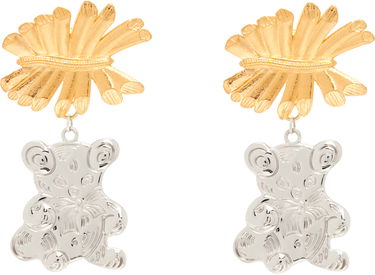 Örhängen Chopova Lowena Chopova Lowena Barbed Bunny Teddy Bear Drop Earrings Metallisk | 6630, 0