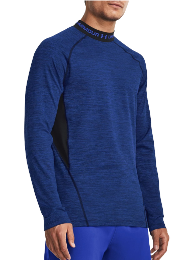 T-shirt Under Armour ColdGear® Twist Mockneck Tee Mörkblå | 1379820-400