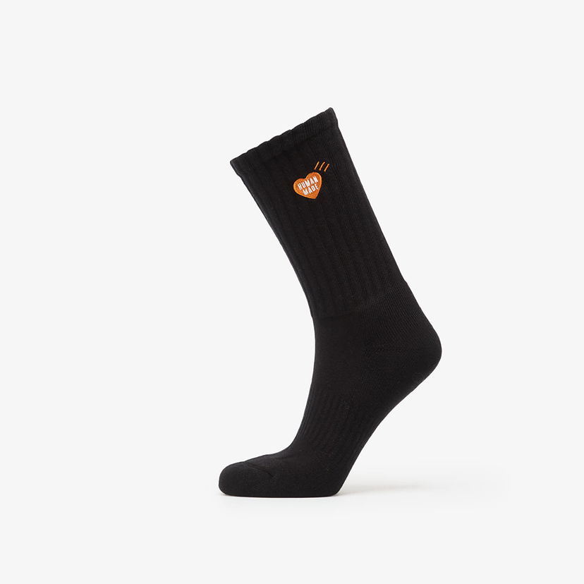 Strumpor Human Made HUMAN MADE Pile Socks 1-pack Svart | HM30GD064BK