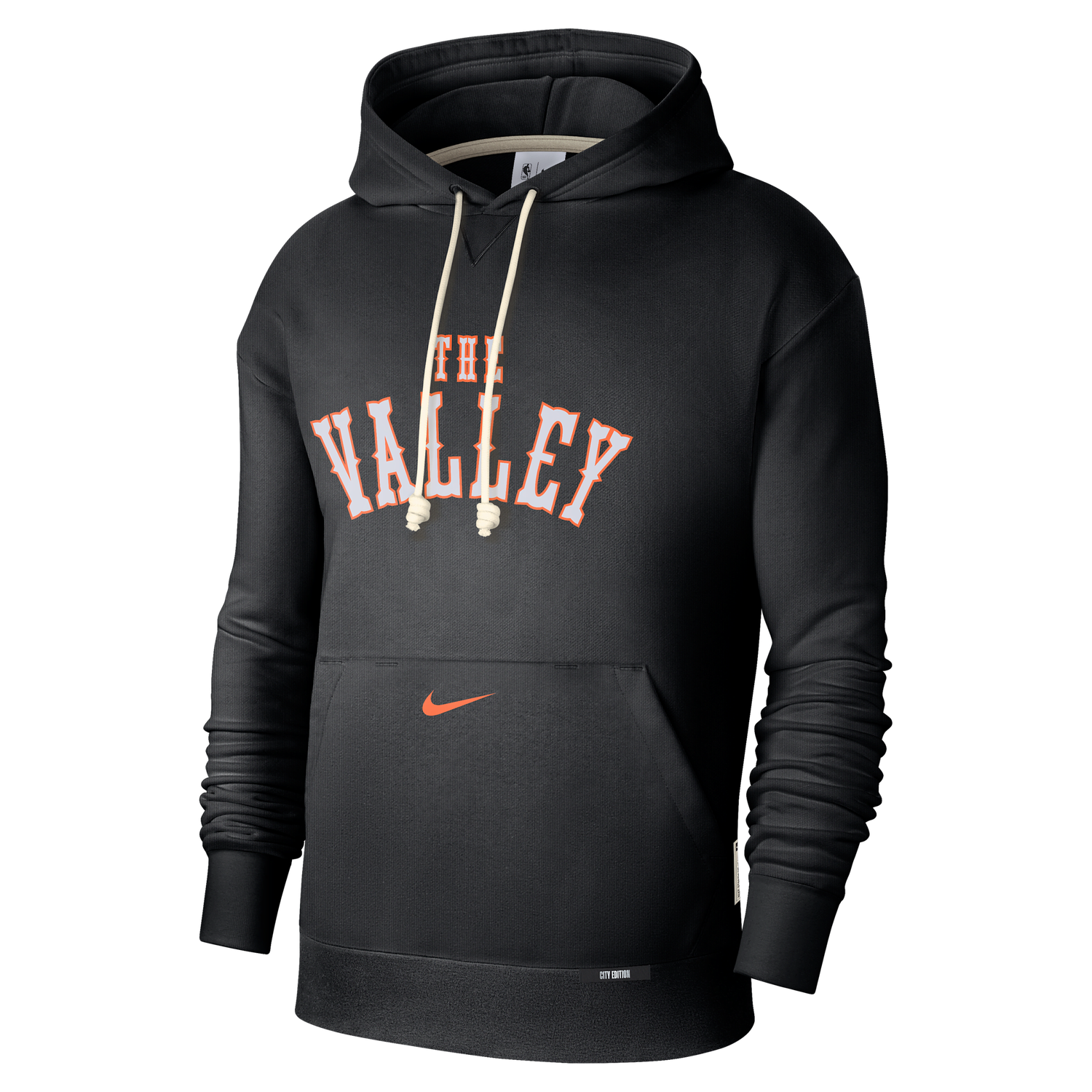 Sweatshirt Nike Dri-FIT NBA Courtside Phoenix Suns City Edition Hoodie Svart | FZ0494-010, 0