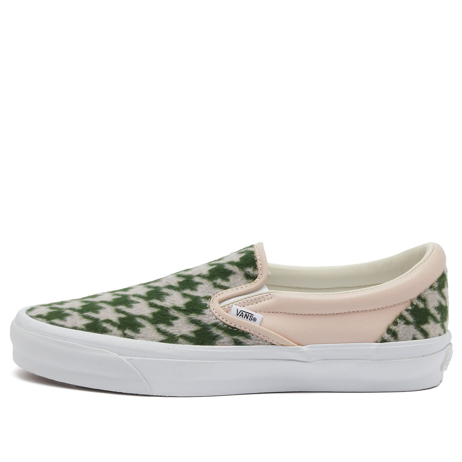 Sneakers och skor Vans Men's Slip-On Reissue 98 in Lx Houndstooth Blush, Size UK 6 | END. Clothing Beige | VN000CSEYWC, 0