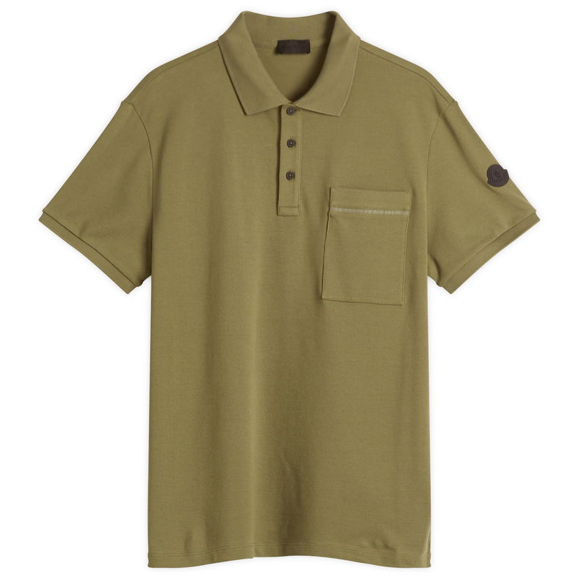Polotröja Moncler Moncler Cotton Piquet Polo Shirt, Size X-Small Grön | 8A000-09-89A16-82G