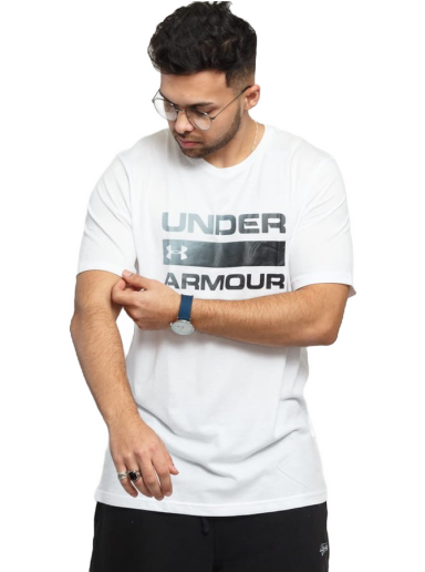 T-shirt Under Armour Team Issue Wordmark SS Tee Vit | 1329582-100