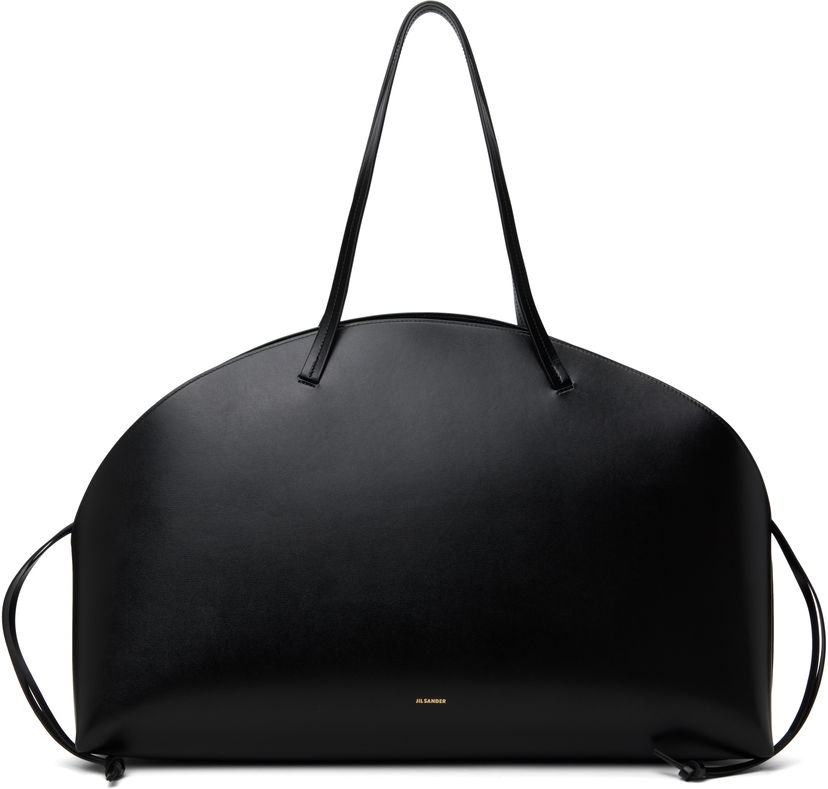 Tygpåse Jil Sander Jil Sander Curve Large Shoulder Bag Svart | J07ZH0053_P7100