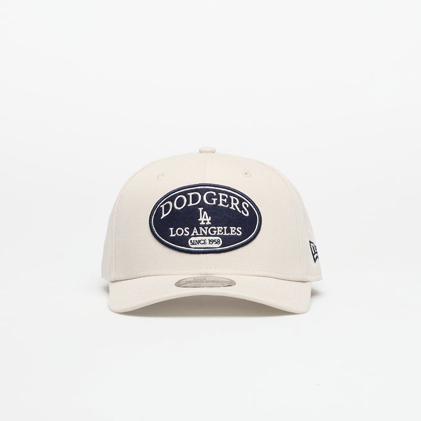 Keps New Era Los Angeles Dodgers 9SEVENTY Stretch Snap Patch Cap Beige | 60691205