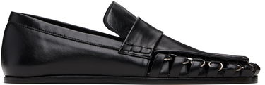 Sneakers och skor Jil Sander Jil Sander D-Ring Leather Loafers Svart | J15WR0026_P4835, 0