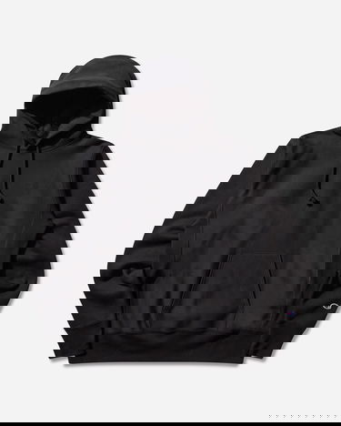 Sweatshirt Champion Reverse Weave Made in USA Hoodie Svart | 221580 X090, 1