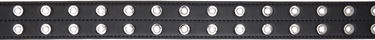Bälten GANNI GANNI Eyelet Belt Svart | A6586, 2