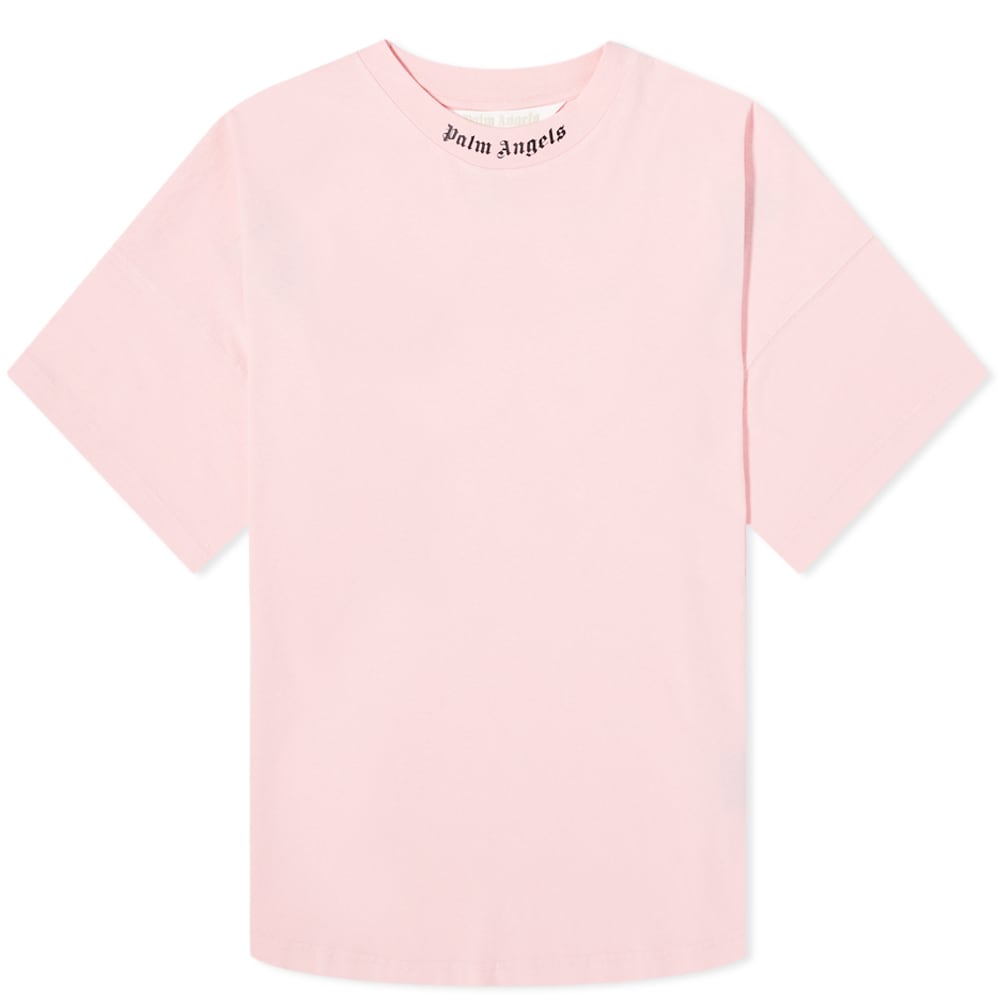 T-shirt Palm Angels Classic Logo Over Tee Rosa | PWAA023C99JER0013410, 0