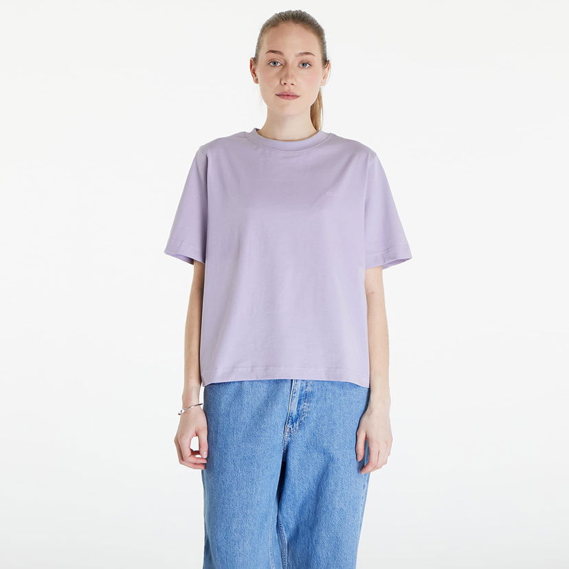 T-shirt Queens Essential T-Shirt With Tonal Print Purple Purpur | QNS_004