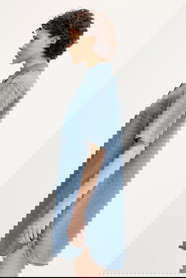 Klä Samsoe Samsoe Samsoe Samsoe SATONE Mini Dress Blå | F25200172, 1