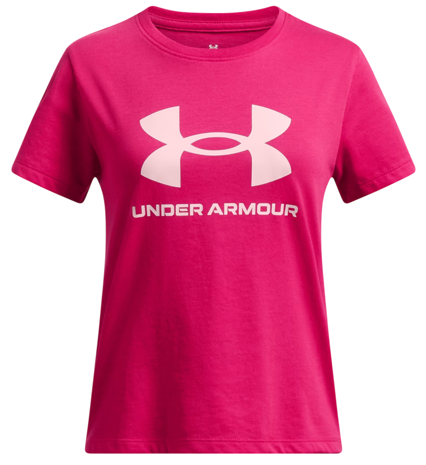 T-shirt Under Armour Under Armour Big Logo Short Sleeve T-Shirt Rosa | 1389756-681