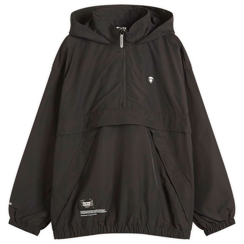 Vindjacka AAPE by A Bathing Ape AAPE Now Anorak Jacket, Size Large Svart | AAPLJM7705XX-BLK