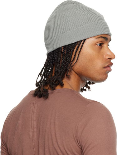 Mössa Rick Owens Rick Owens Concordians Ribbed Beanie Grå | RU02E1495 RIBM, 2