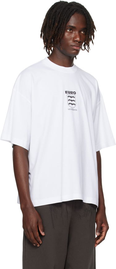 T-shirt VETEMENTS Vetements Bats Logo Regular T-Shirt Vit | UH76TR650W, 1
