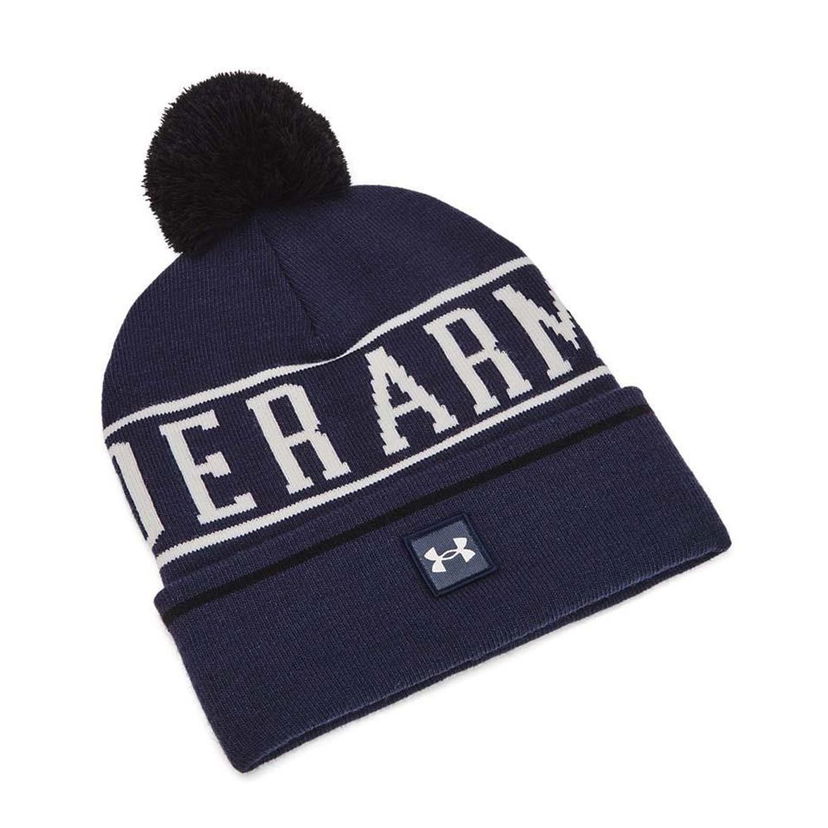 Mössa Under Armour Beanie With Pom Blå | 1386634-410