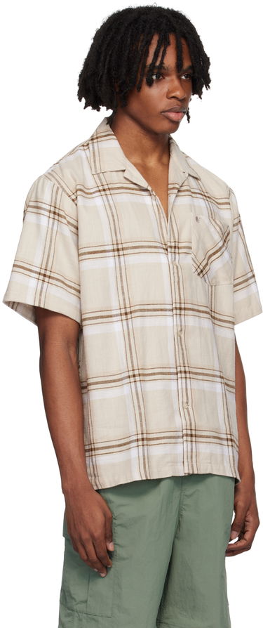 Skjorta Carhartt WIP Checked Relaxed Shirt Beige | I033031, 1