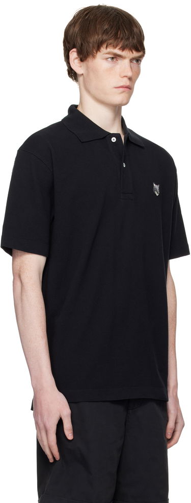 Polotröja MAISON KITSUNÉ Maison Kitsuné Fox Head Patch Polo Grå | PM00210KP0001, 4