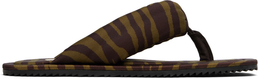 Kläder The Attico Attico Indie Flip-Flops Brun | 250WSH00797 PAA014PR