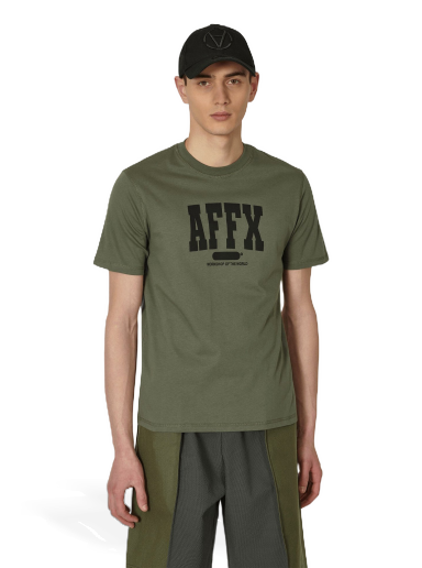 T-shirt AFFXWRKS Varsity Grön | SS23T05 SOFTGREEN