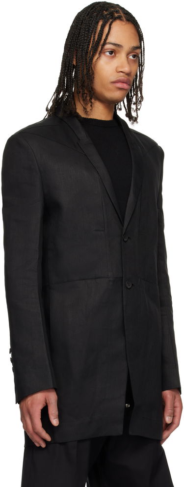 Jacka Rick Owens Rick Owens Hollywood Lido Blazer Svart | RU01E5753 TWL, 1