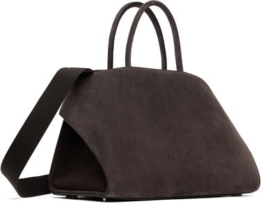 Handväska FERRAGAMO Ferragamo Hug L Suede Satchel Grå | 779241, 2