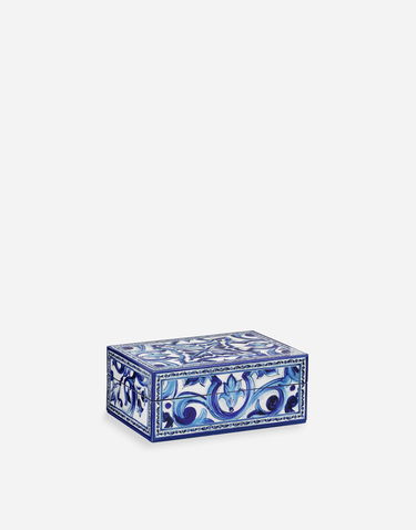 Heminredning Dolce & Gabbana Dolce & Gabbana Small Decorated Plexiglass Box Blå | TCC202TCAMYUB008, 2