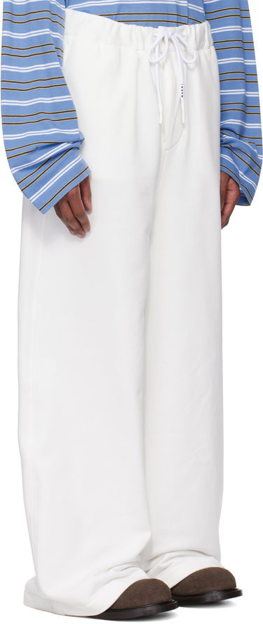 Träningsbyxor Marni Marni Loopback Sweatpants Vit | PJMU0070A0 UTC275, 1
