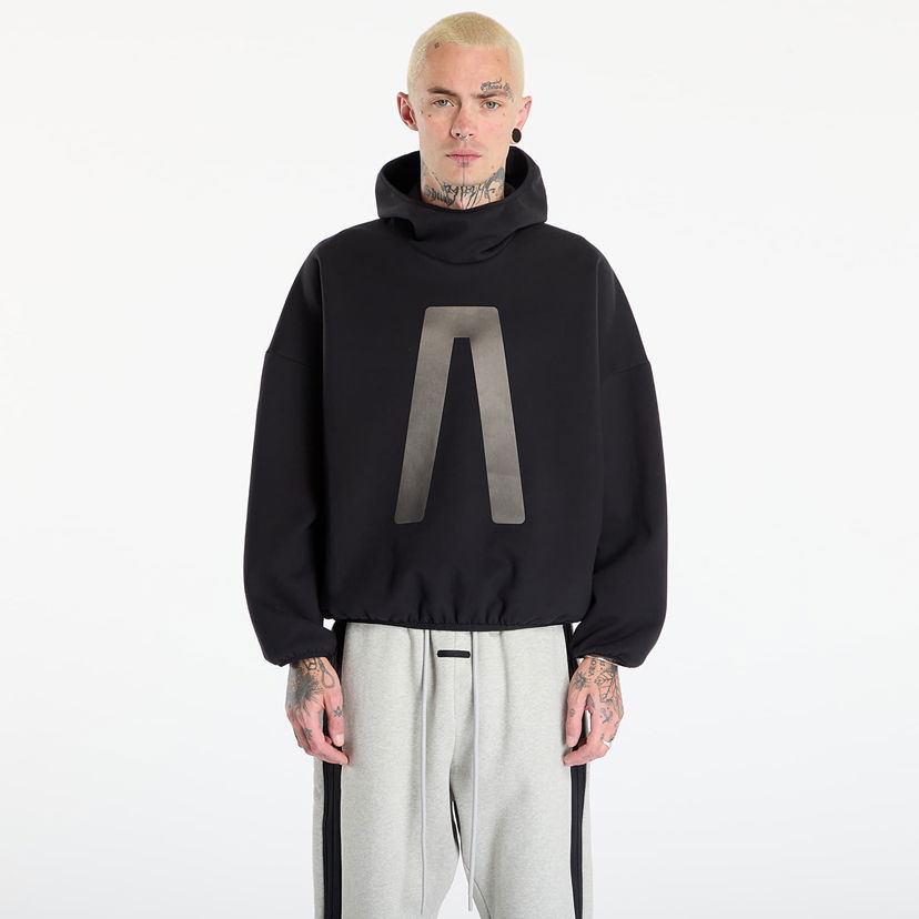 Sweatshirt adidas Originals Fear Of God Athletics Suede Fleece Hoodie Svart | KA4568