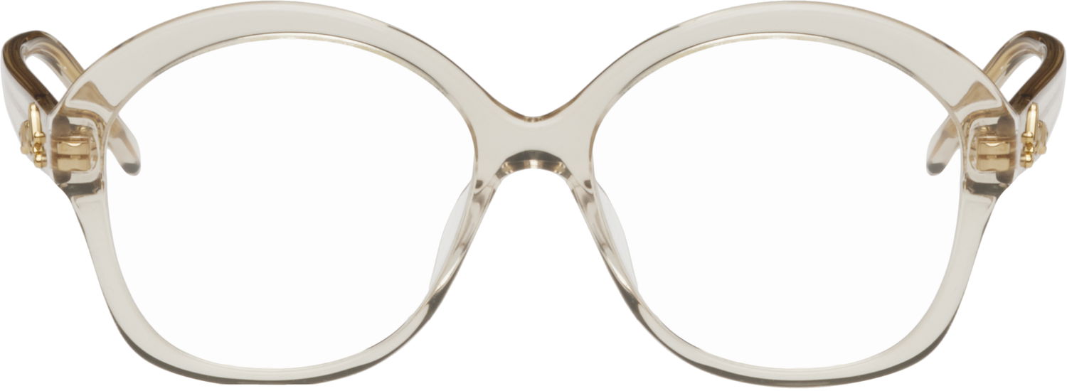 Solglasögon Loewe Round Glasses Beige | LW50043I@55057 192337108792, 0